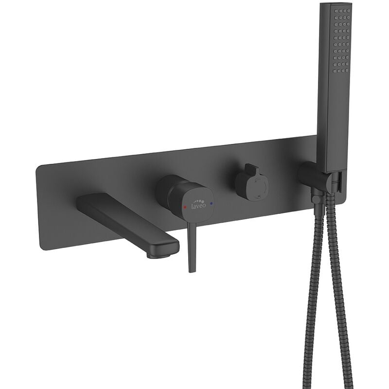 Otitec - Mitigeur de douche encastrée Pola, Couleur: Noir