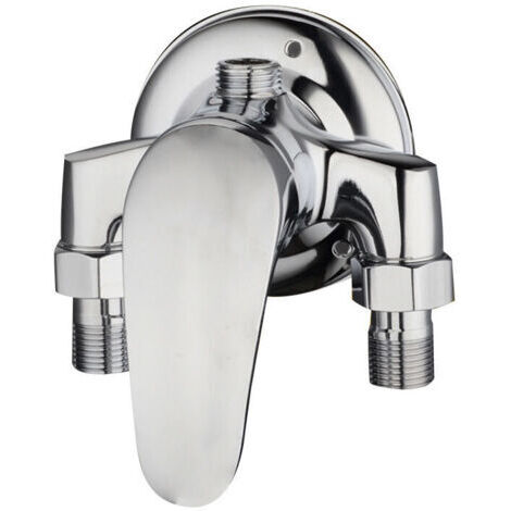 Mitigeur de douche, ensemble mitigeur de douche, robinet de salle de bain, chauffe-eau solaire, mitigeur en laiton, eau chaude et froide apparentes, interrupteur de douche G1/2
