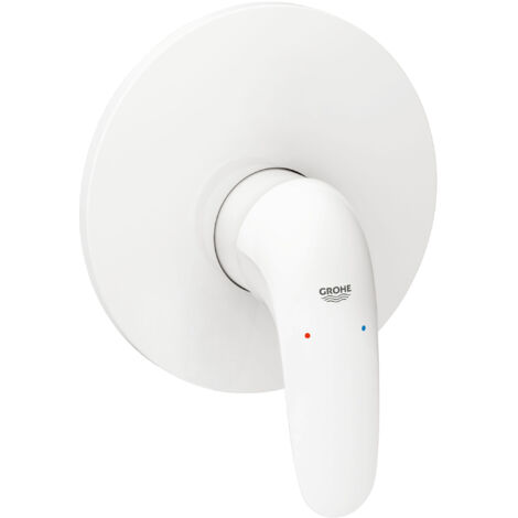 Mitigeur de douche Eurostyle moon white avec poignée pleine