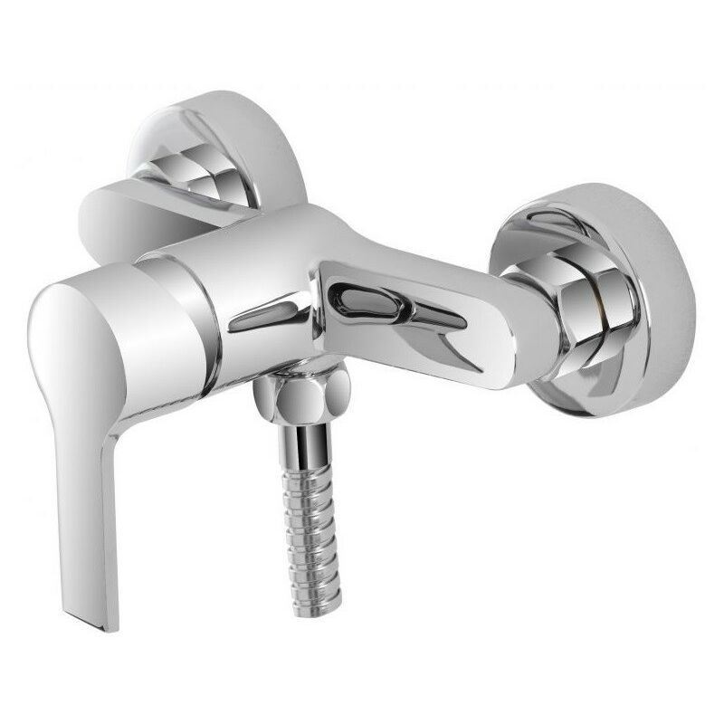 Mitigeur de douche extérieur en acier série PRIMA