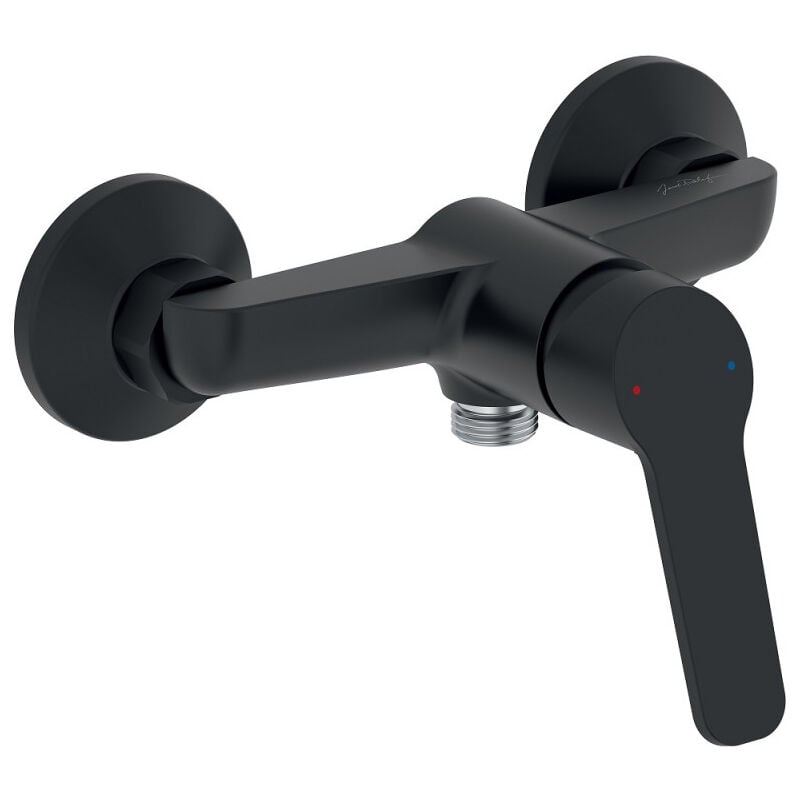 Jacob Delafon - Mitigeur de douche Aimé noir mat + nettoyant