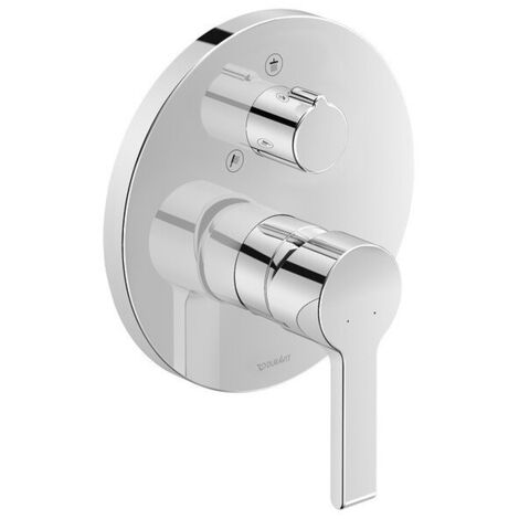 mitigeur de douche monocommand B.2 UPavec vanne de dérivation chroméé