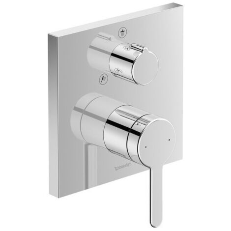mitigeur de douche monocommand C.1 UPavec vanne de dérivation chroméé