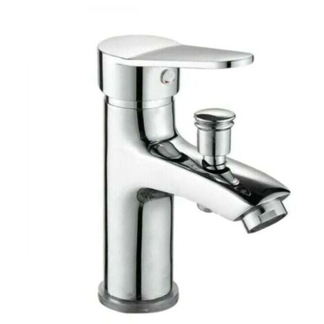 Mitigeur de douche, robinet de douche à double usage chaud et froid avec poignée unique, en alliage, avec tuyau d'arrivée d'eau de 60 cm