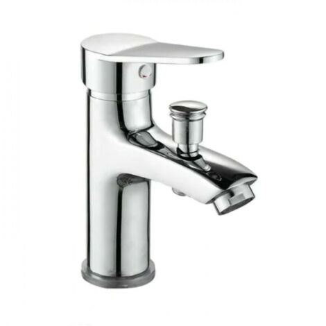 Mitigeur de douche Robinet de douche robinet monotrou à double usage chaud et froid Alliage