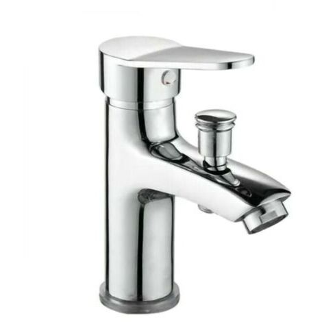Mitigeur de douche Robinet de douche robinet monotrou à double usage chaud et froid Alliage,