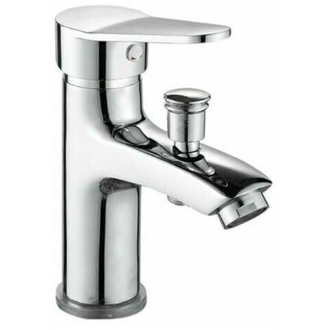 Mitigeur de douche Robinet de douche robinet monotrou à double usage chaud et froid Alliage