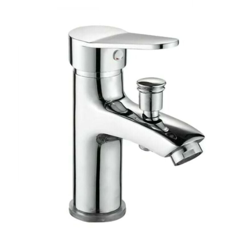 Mitigeur de douche Robinet de douche robinet monotrou à double usage chaud et froid Alliage Trimec