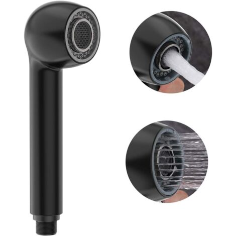 Mitigeur de douchette G1/2 (noir mat) pour cuisine