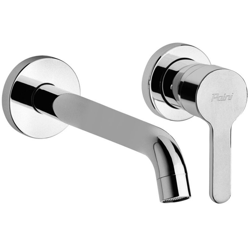 Mitigeur lavabo avec installation murale Paini Arena 92CR208 Chromé