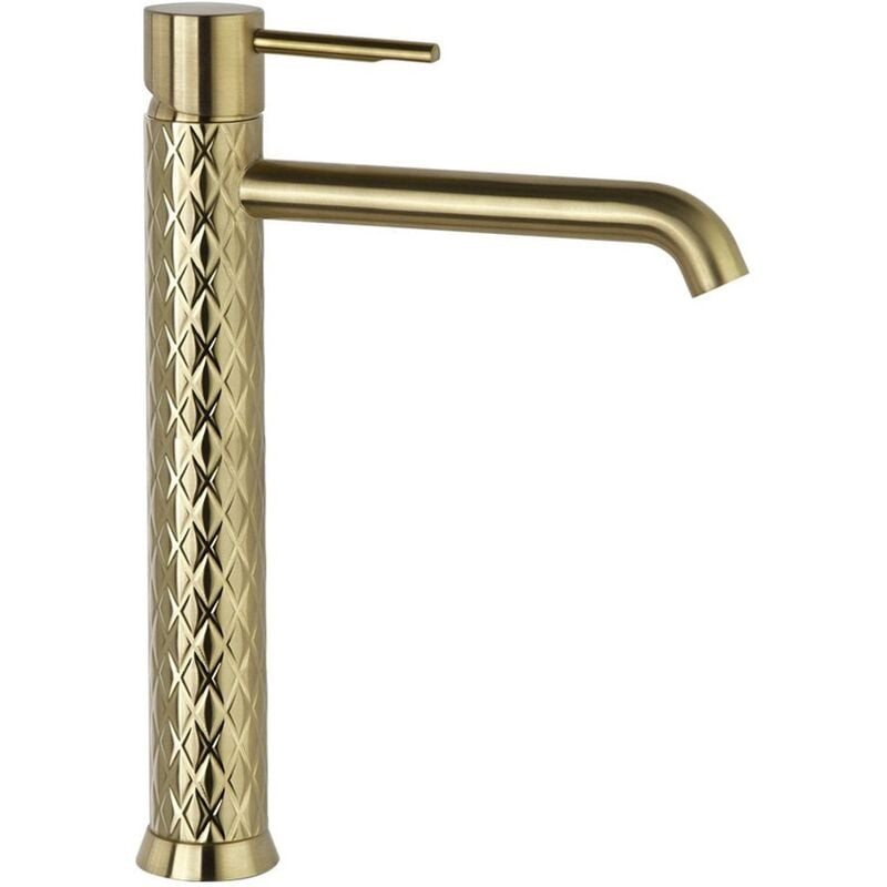 Ramon Soler - Mitigeur de lavabo bec haut Colori Or brossé odisea joya