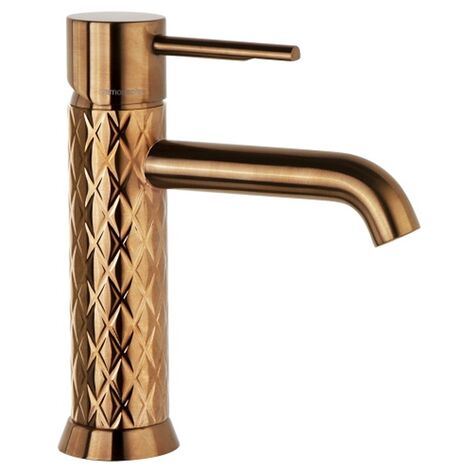 Mitigeur de lavabo colori Cuivre brossée ODISEA JOYA