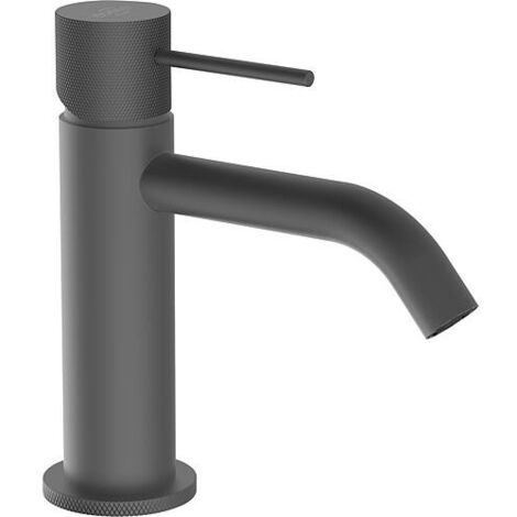 Mitigeur de lavabo Comallo avec robinet à cliquet Graphite
