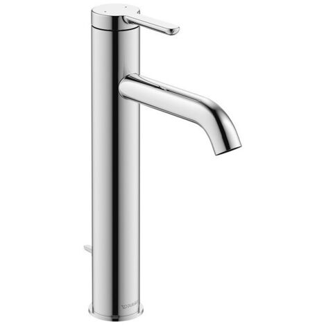 mitigeur de lavabo Duravit C.1 Lavec garniture de vidage chroméé