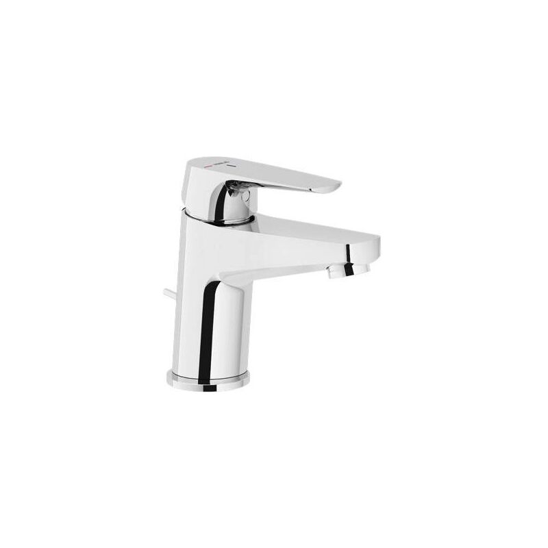 Nobili - Mitigeur lavabo eco avec échappement 134 mm en laiton chromé Nobi
