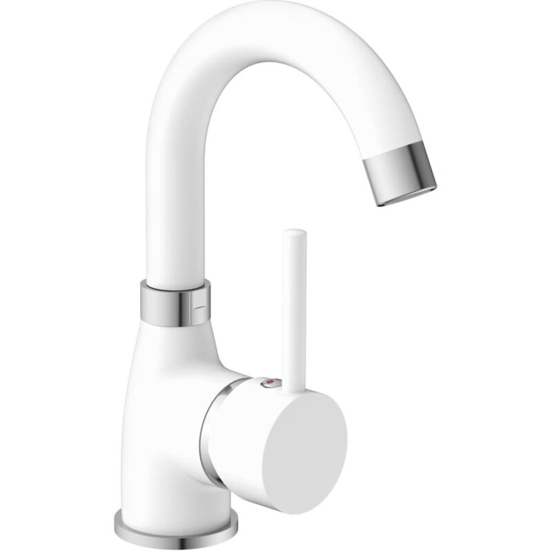 Eisl - Mitigeur de lavabo futura blanc-chrome