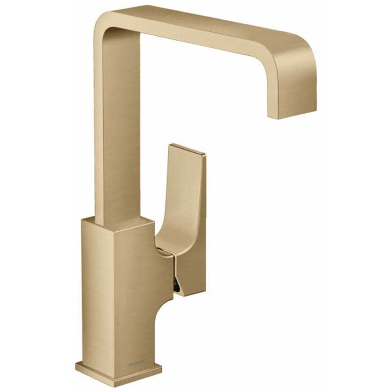 Hansgrohe - Metropol - Mitigeur de lavabo avec bonde Push-Open, bronze brossé 32511140