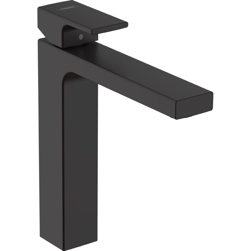 Hansgrohe Vernis Shape Single lever basin mixer 190 with pop-up waste set - Matt Black - 71562670