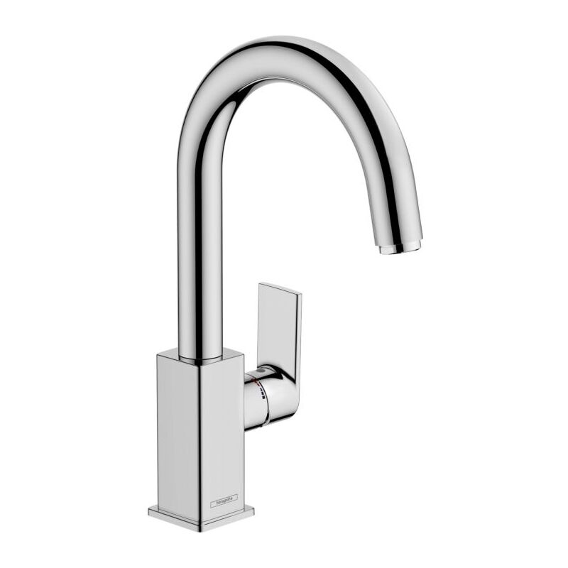 Hansgrohe - Vernis Shape - Mitigeur de lavabo avec vidage et bec rotatif, EcoSmart, chrome 71564000