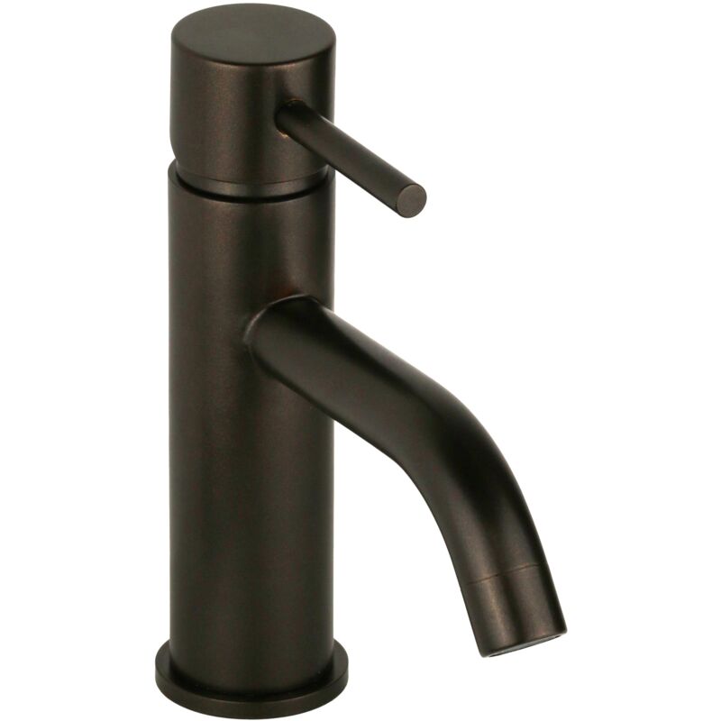 Mitigeur de lavabo modèle rond de couleur marron métallisé Pollini Jessy Color MXLAMCMMCA5 Marron Métallisé