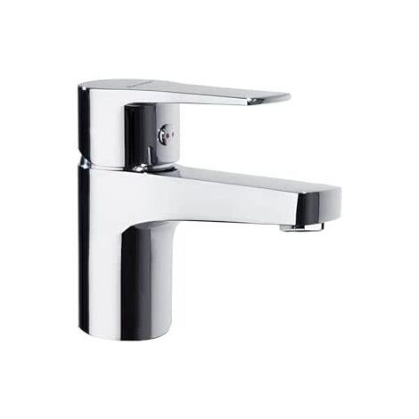Mitigeur de lavabo monocommande finition chromée anticorrosion – Système Tool Free pour fixation rapide – Limiteur de température – Économie d'eau 50% – Ramon Soler