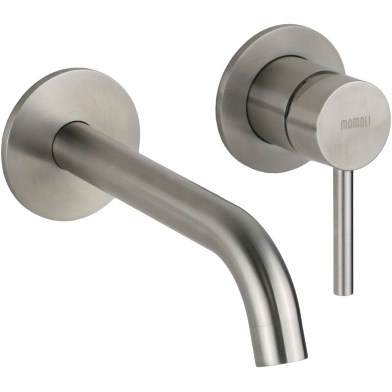 Mamoli - Mitigeur de lavabo mural en acier inoxydable Pico Inox 46170000002A Acier inoxydable
