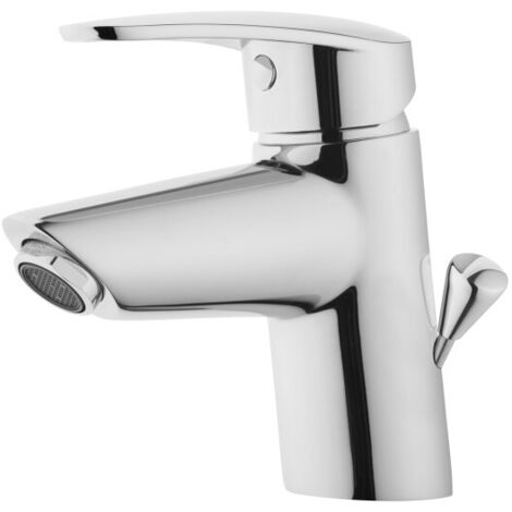Mitigeur de lavabo NF cartouche 1/2 C2 éco avec tirette 45° - VITRA - A40962EKP