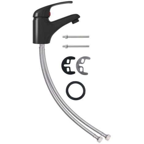 Mitigeur de lavabo Noir 13x10 cm CFW690831