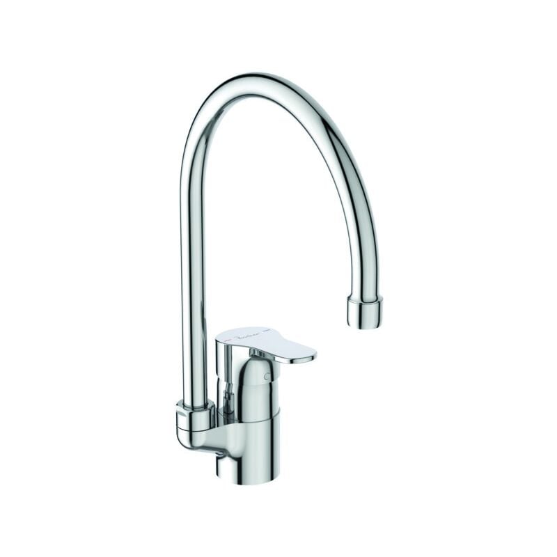 Porcher - Mitigeur de lavabo olyos ii col de cygne Ch3 - Finition : chromé