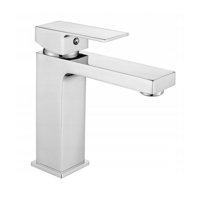 Granitan - mitigeur de lavabo robinet carré cube chrome