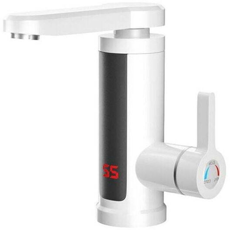 Ahlsen - Mitigeur de lavabo robinet d'eau chaude instantané cuisine lave-vaisselle salle de bain robinet d'eau chaude électrique instantané