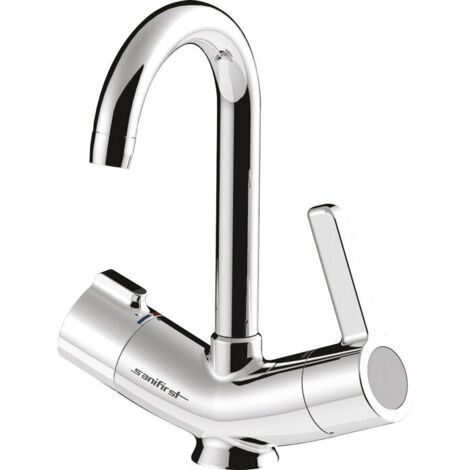 Mitigeur de lavabo thermostatique - SANIFIRST - Mastermix - Sur plage - Manette longue