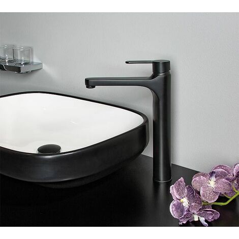 Mitigeur de vasque Enzan Nero noir mat