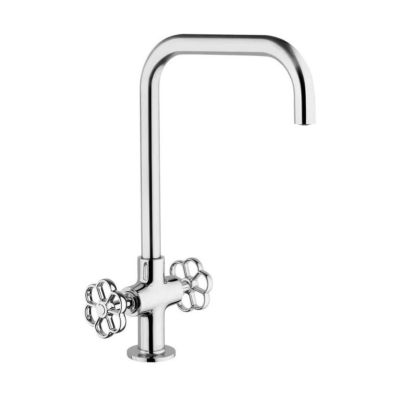 Mitigeur d'évier de cuisine avec bec pivotant Mamoli Hipster 721800000001 Chromé