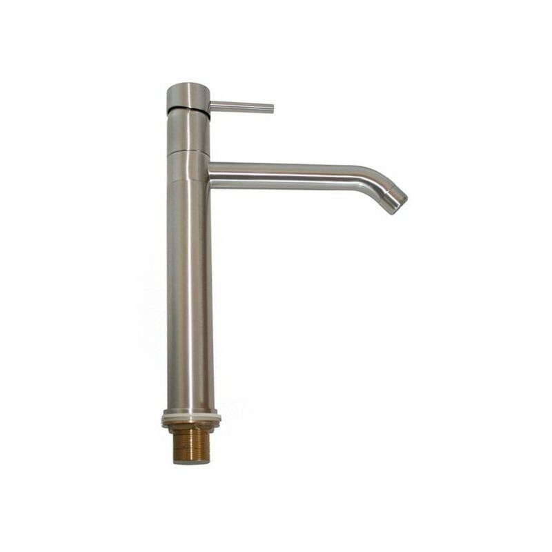 Webmarketpoint - Mitigeur d'évier de cuisine en acier inoxydable h.32,9x19 cm