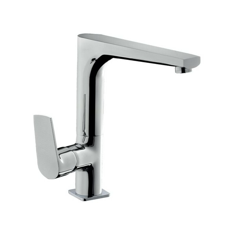 Webmarketpoint - Mitigeur d'évier de cuisine finition chromée h.24x19 cm