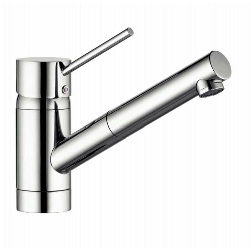 Kludi - Scope - Mitigeur d'évier avec douchette extractible, chrome 339310575