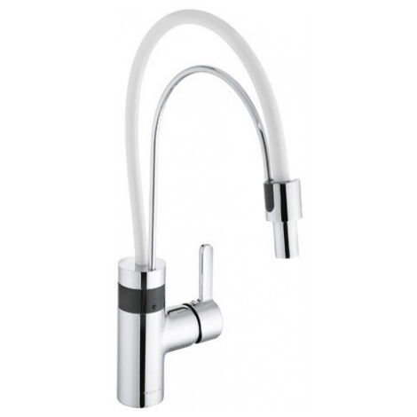 Mitigeur d'évier E-GO DN 15, alimentation électronique 230 V chrome KLUDI