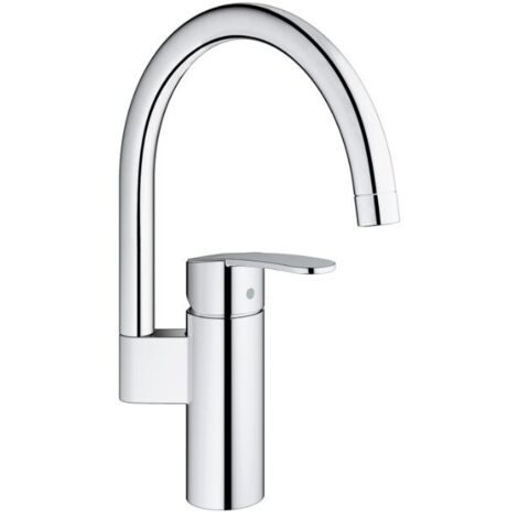 Mitigeur d'évier en laiton chromé - Grohe Eurostyle