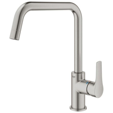 Mitigeur d'évier Eurosmart 30567 haut sortie acier