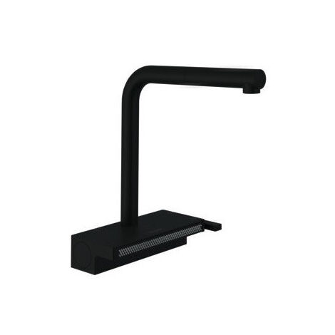 Mitigeur d'évier HG AQUNO Sel 2 DN 15 m bec extractible 2jet noir mat