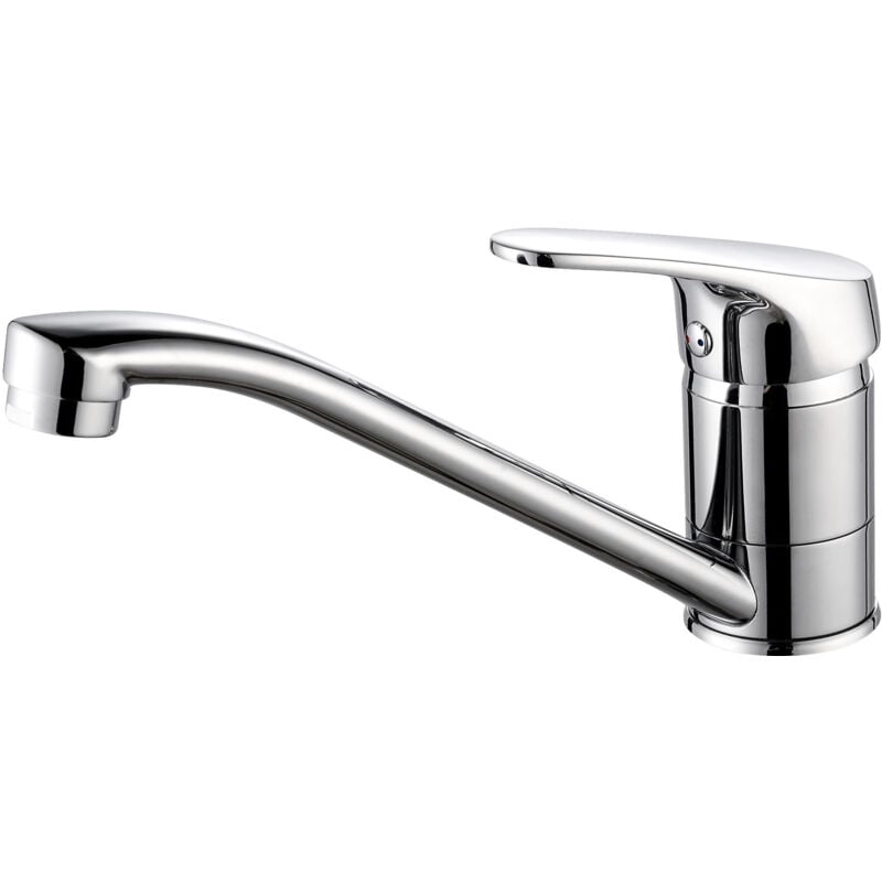 Alfa - Mitigeur d'évier Java à levier unique, bec tubulaire