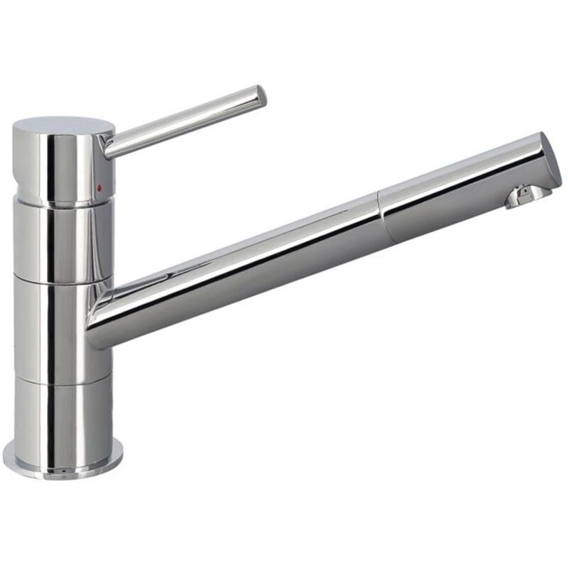 Pro Et Discount - Mitigeur dévier robinet de cuisine chromé bec mobile