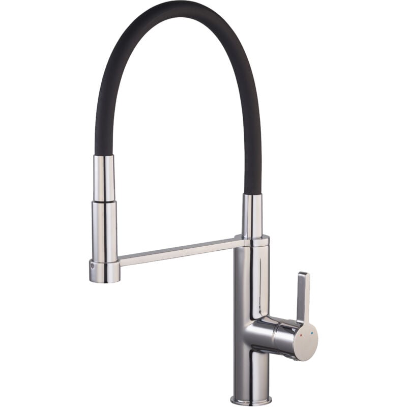 Mitigeur d'évier à bec haut flexible SOBRAL by Eurosanit Chromé