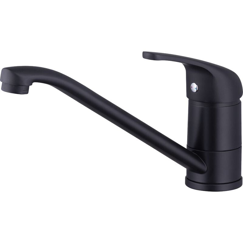 Mitigeur d'évier bas tilt Eurosanit Noir