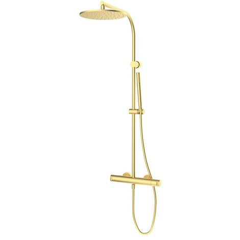 Mitigeur douche avec colonne Or Brass