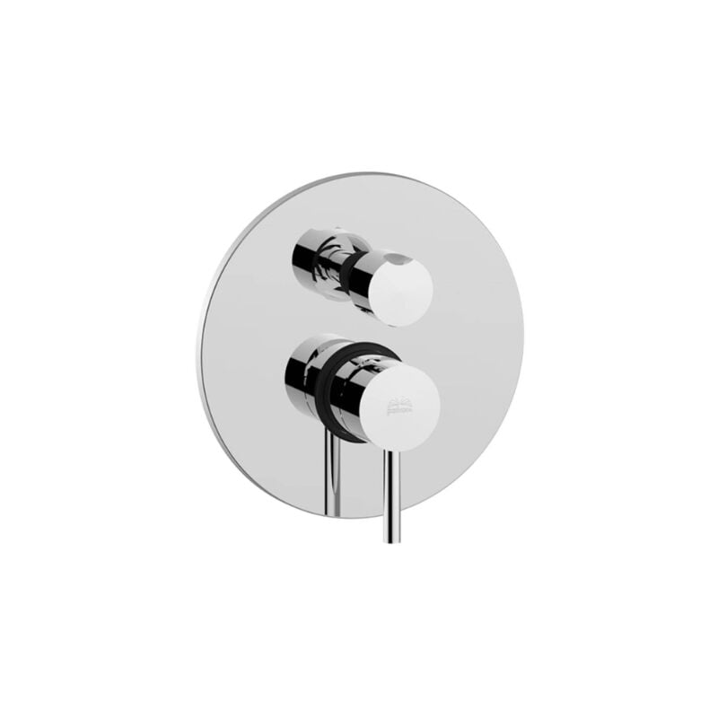 Mitigeur de douche à encastrer chromé 2 sorties Paffoni Light