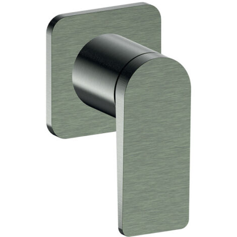 Mitigeur douche blade encastre complet chrome noir brosse - CRISTINA ONDYNA BA63875