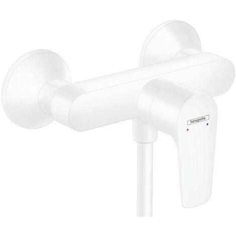 mitigeur douche blanc mat