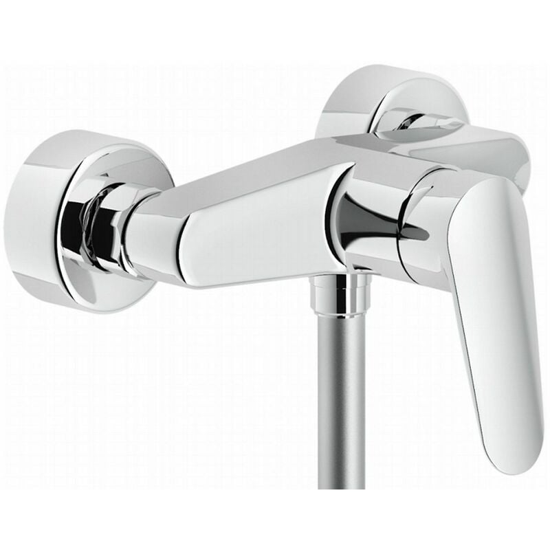 Mitigeur monocommande mural blues - Chromé